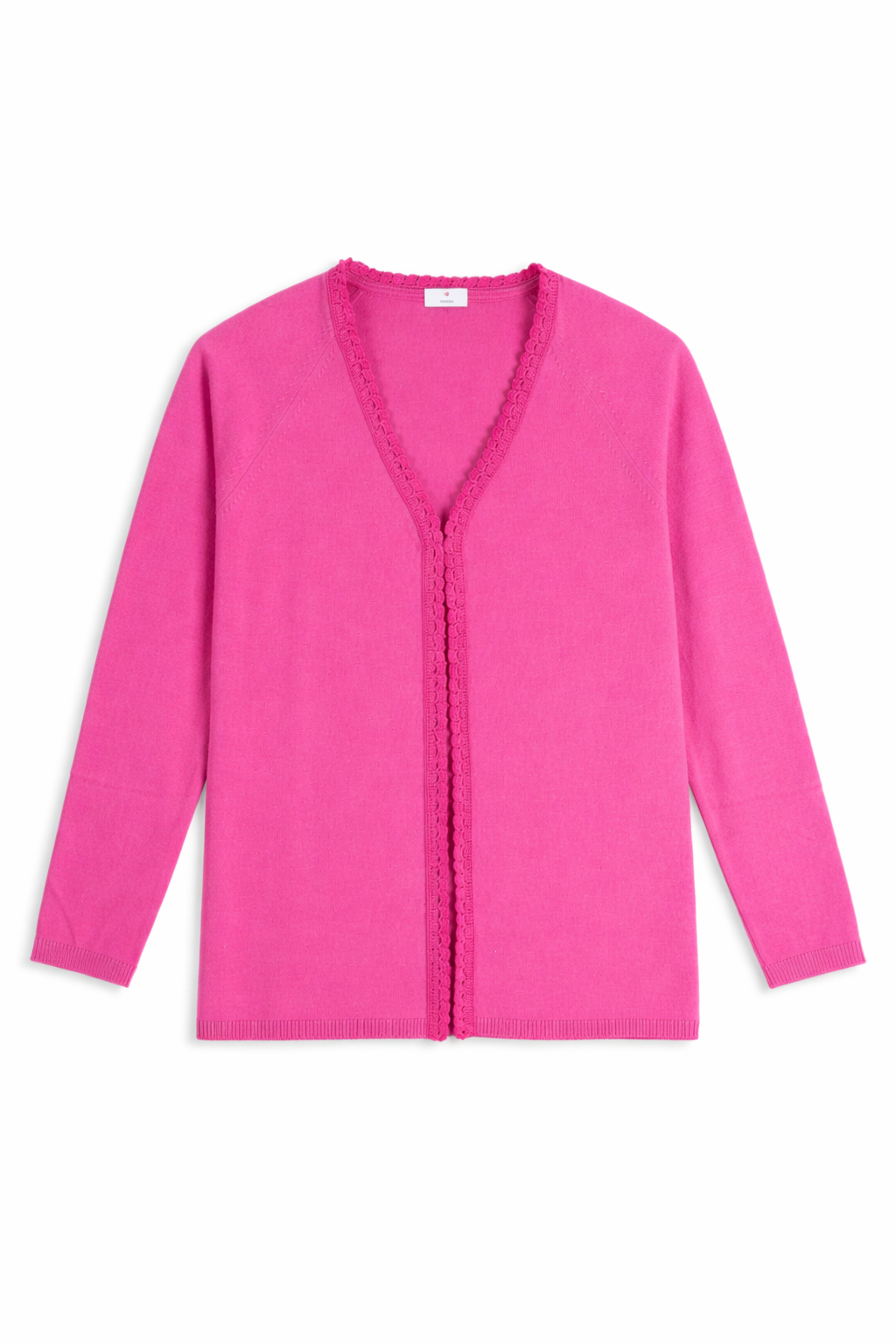 Cardigan donna in 100% Cashmere con passamaneria artigianale - Pezzo Unico