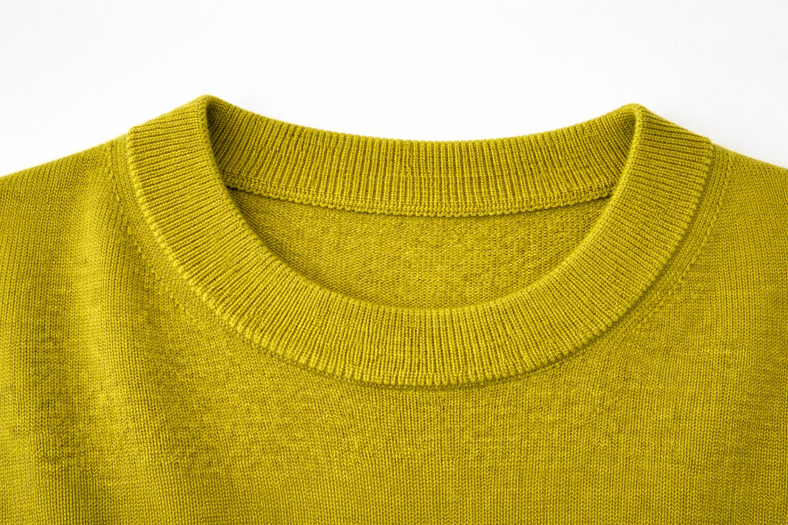 Maglione girocollo in 100% Cashmere della Mongolia, ultimi disponibili, Verde Muschio taglia M