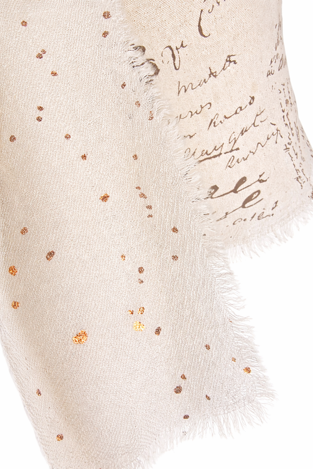 Sciarpa in 100% Cashmere con dettagli luminosi pezzo unico