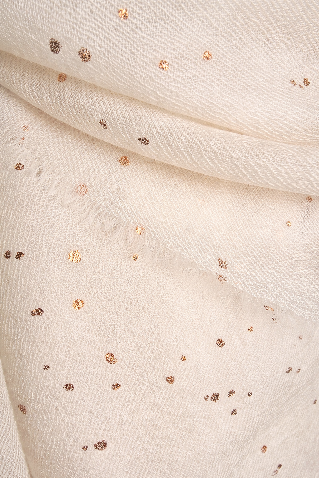 Sciarpa in 100% Cashmere con dettagli luminosi pezzo unico