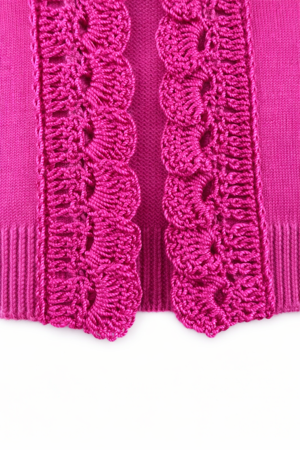 Cardigan donna in 100% Cashmere con passamaneria artigianale - Pezzo Unico