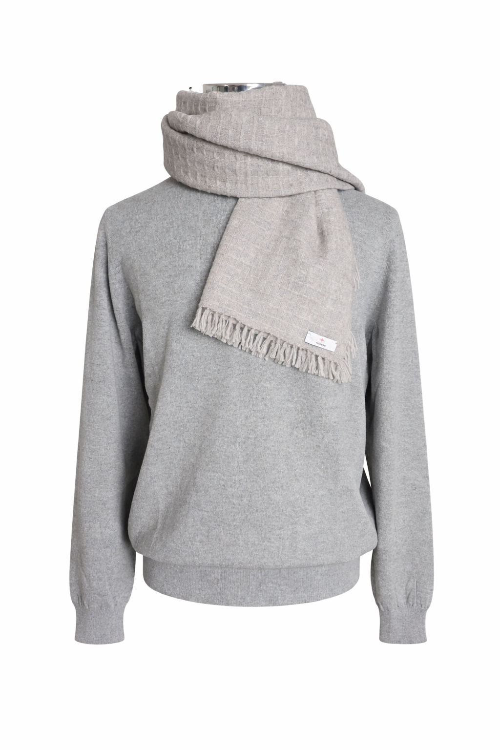 Maglia Dolcevita in 100% Cashmere Grigio