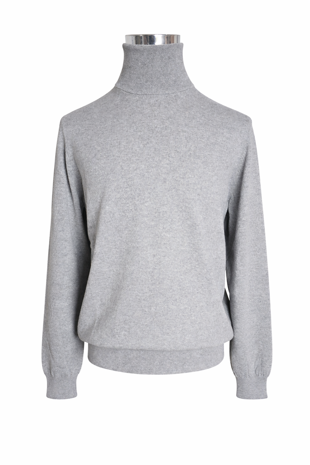 Maglia Dolcevita in 100% Cashmere Grigio