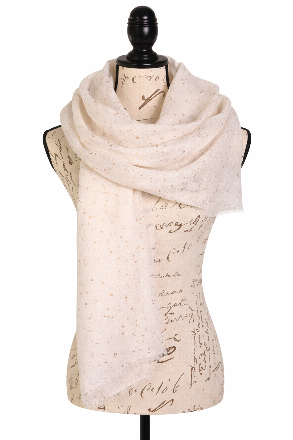 Sciarpa in 100% Cashmere con dettagli luminosi pezzo unico