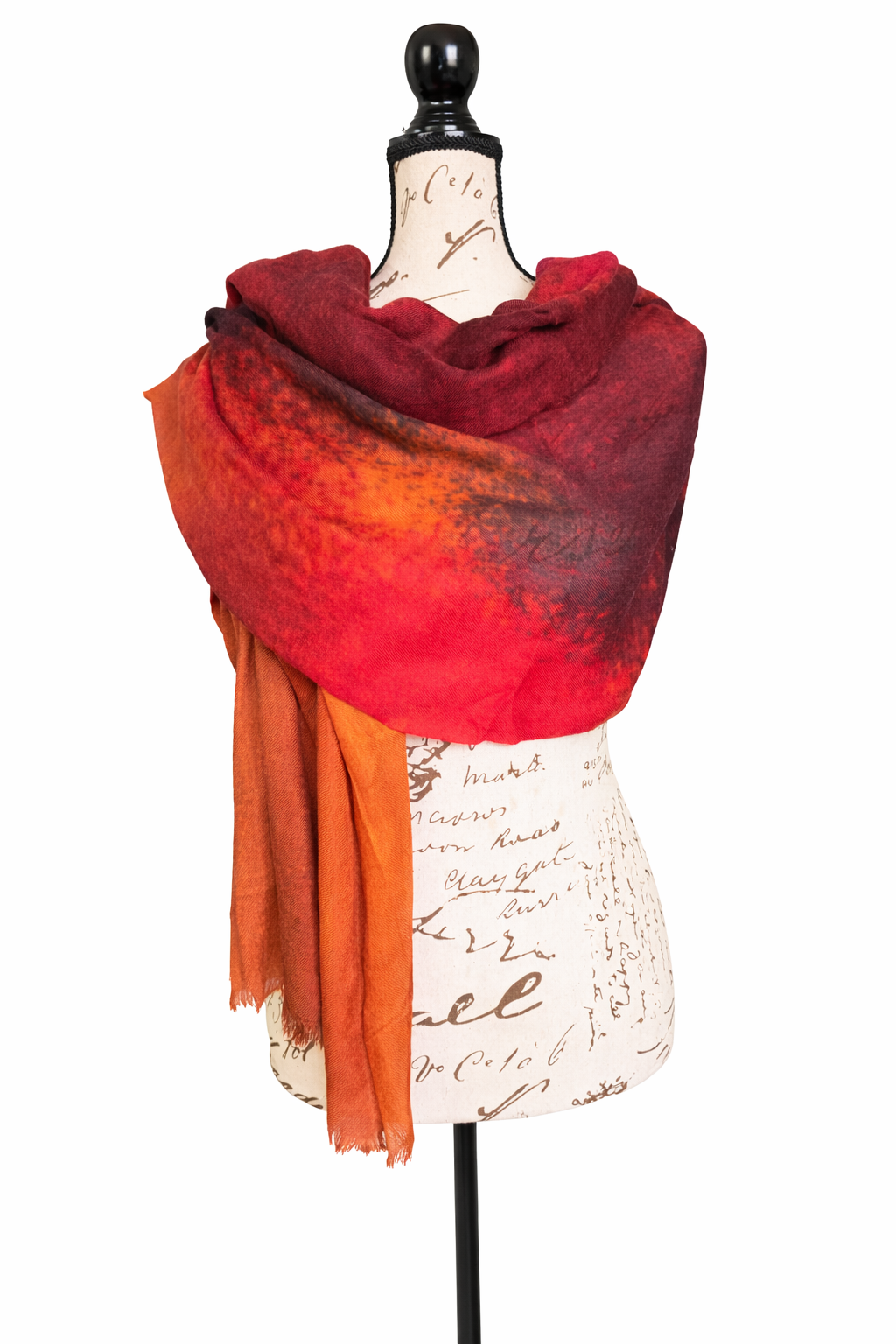 Sciarpa in 100% Cashmere – Sfumature Calde, prodotto unico