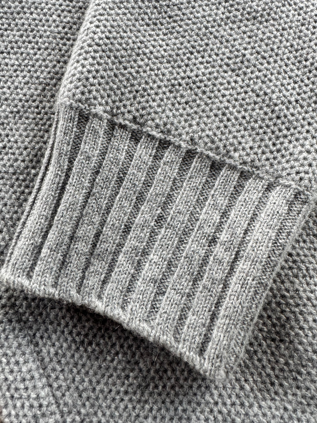 Cardigan in Puro Cashmere Inner Mongolia 100% con Zip e Toppe in Pelle - ultimi rimasti Taglia L