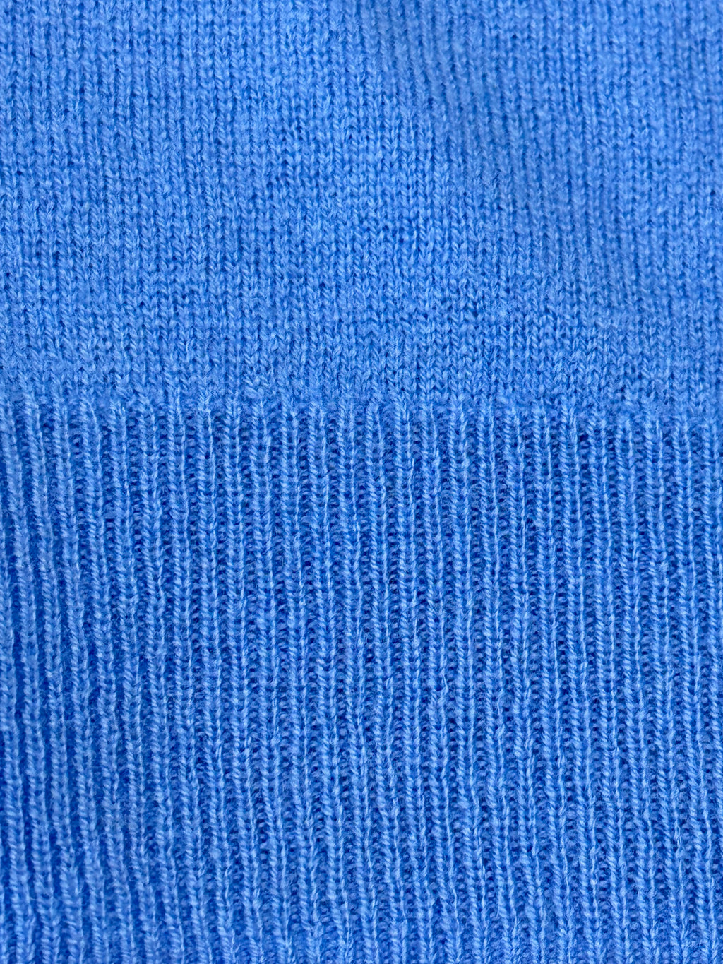 Maglione girocollo in 100% Cashmere della Mongolia,  Azzurro Cielo, taglia M