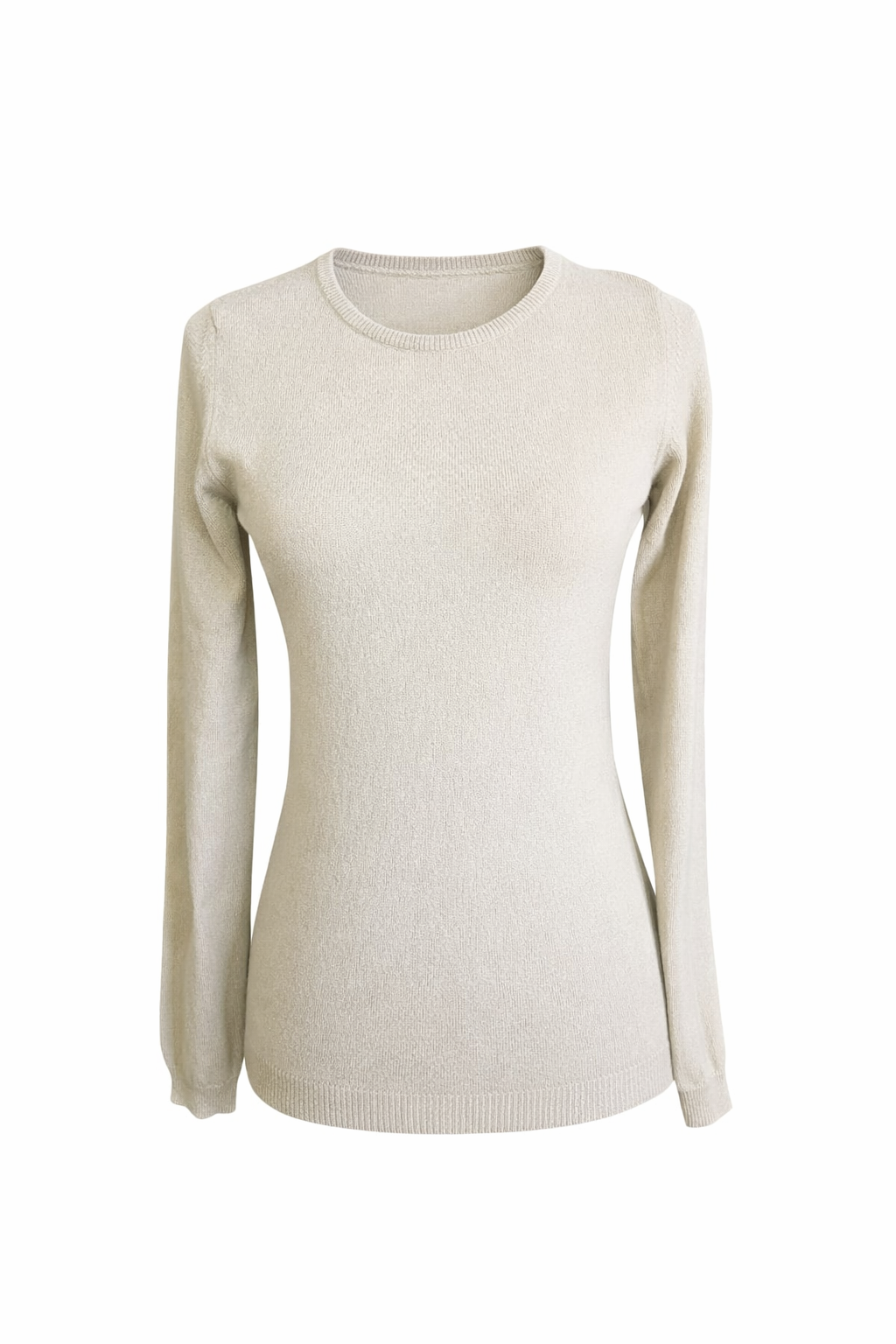 Maglia Donna 100% Cashmere Beige – ultimo - taglia 40