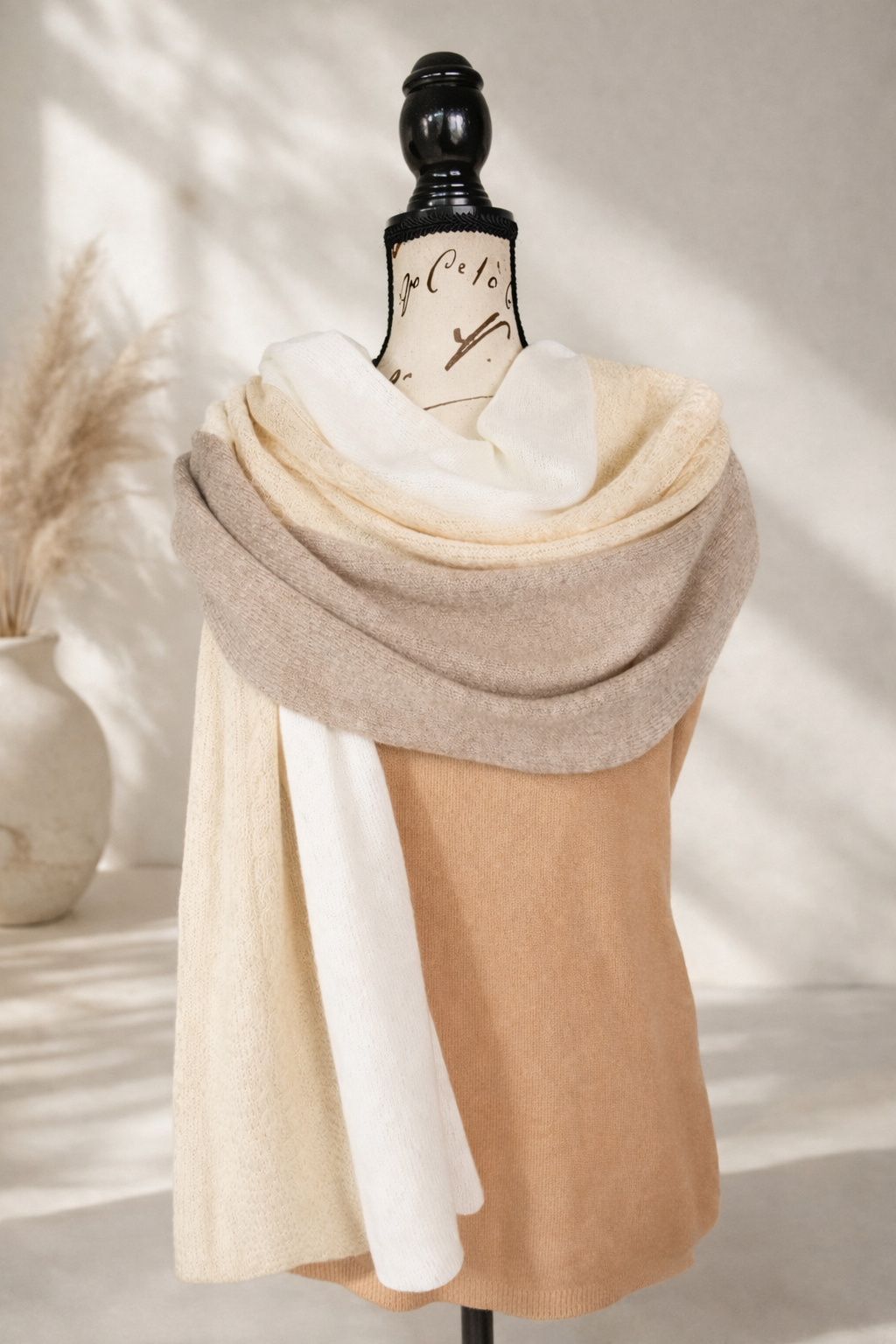 Sciarpa 100% cashmere, morbidezza e lusso