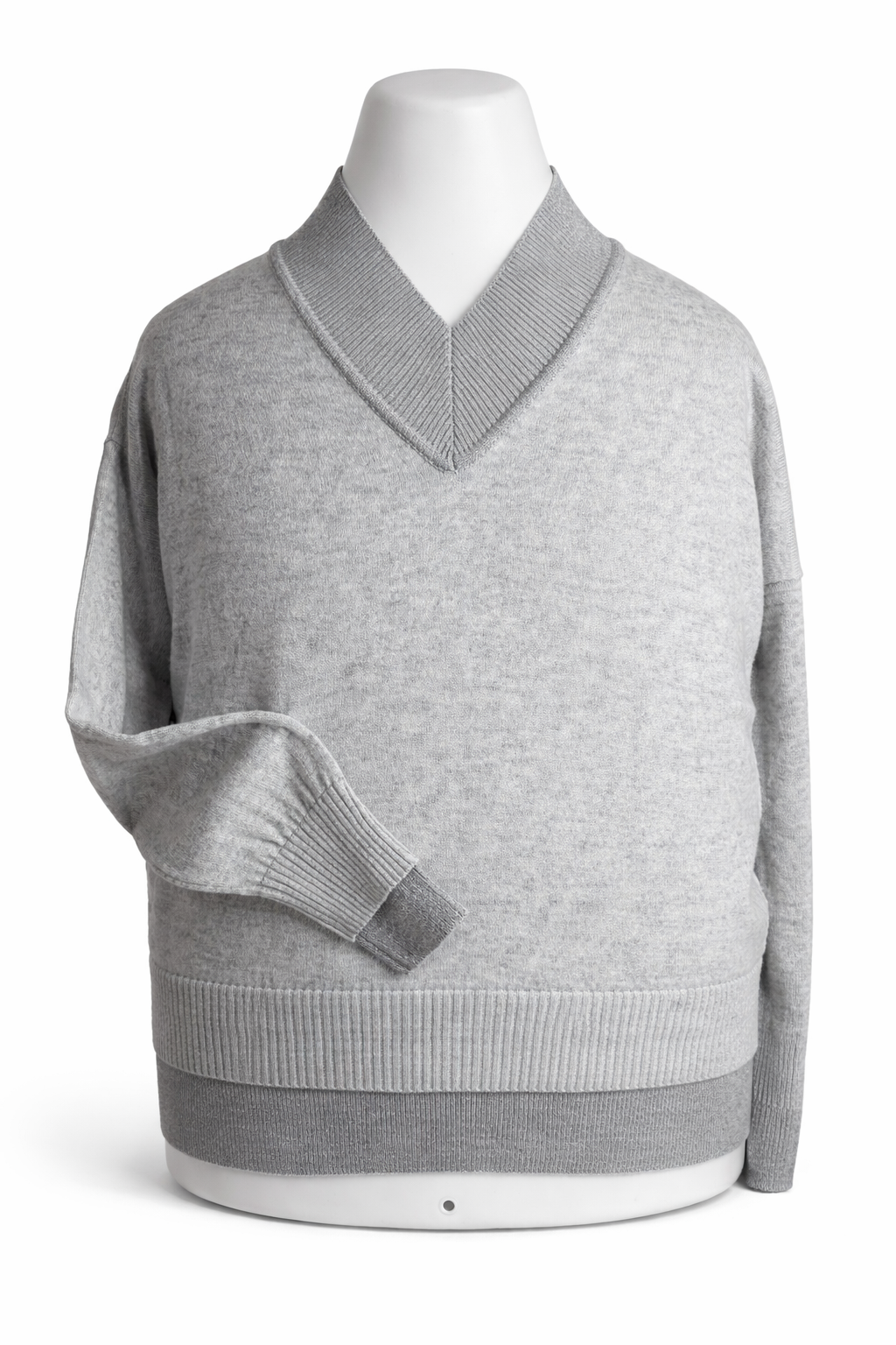 Maglia donna in Cashmere con inserti in Lurex - Pezzo Unico
