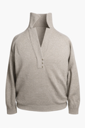Camicia oversize in puro cashmere 100%, pezzo unico taglia M